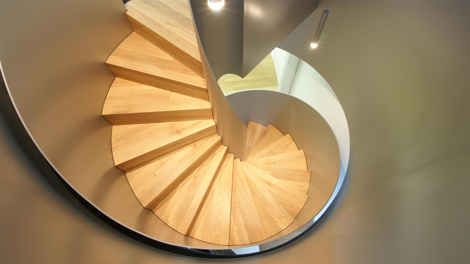 Spiral staircase metal